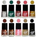 Nail Paint | Glossy &amp; Shine Nail Polish Combo| 6 ml Each) - Set of 10 Multicolor,05964