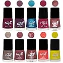 Nail Paint | Glossy &amp; Shine Nail Polish Combo| 6 ml Each) - Set of 10 Multicolor,05361
