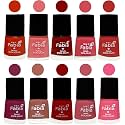 Nail Paint | Glossy &amp; Shine Nail Polish Combo| 6 ml Each) - Set of 10 Multicolor,05431