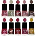 Nail Paint | Glossy &amp; Shine Nail Polish Combo| 6 ml Each) - Set of 10 Multicolor,05826