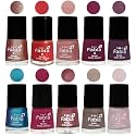 Nail Paint | Glossy &amp; Shine Nail Polish Combo| 6 ml Each) - Set of 10 Multicolor,05236