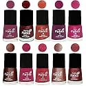 Nail Paint | Glossy &amp; Shine Nail Polish Combo| 6 ml Each) - Set of 10 Multicolor,04911