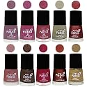 Nail Paint | Glossy &amp; Shine Nail Polish Combo| 6 ml Each) - Set of 10 Multicolor,05795