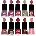 Nail Paint | Glossy &amp; Shine Nail Polish Combo| 6 ml Each) - Set of 10 Multicolor,05794