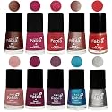 Nail Paint | Glossy &amp; Shine Nail Polish Combo| 6 ml Each) - Set of 10 Multicolor,05138