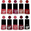 Nail Paint | Glossy &amp; Shine Nail Polish Combo| 6 ml Each) - Set of 10 Multicolor,05482