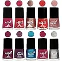 Nail Paint | Glossy &amp; Shine Nail Polish Combo| 6 ml Each) - Set of 10 Multicolor,05178