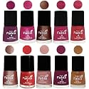 Nail Paint | Glossy &amp; Shine Nail Polish Combo| 6 ml Each) - Set of 10 Multicolor,05033