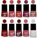 Nail Paint | Glossy &amp; Shine Nail Polish Combo| 6 ml Each) - Set of 10 Multicolor,05467