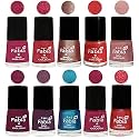 Nail Paint | Glossy &amp; Shine Nail Polish Combo| 6 ml Each) - Set of 10 Multicolor,05181