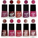 Nail Paint | Glossy &amp; Shine Nail Polish Combo| 6 ml Each) - Set of 10 Multicolor,04895