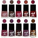 Nail Paint | Glossy &amp; Shine Nail Polish Combo| 6 ml Each) - Set of 10 Multicolor,05873