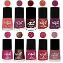 Nail Paint | Glossy &amp; Shine Nail Polish Combo| 6 ml Each) - Set of 10 Multicolor,04866