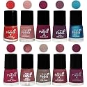 Nail Paint | Glossy &amp; Shine Nail Polish Combo| 6 ml Each) - Set of 10 Multicolor,05291