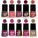 Nail Paint | Glossy &amp; Shine Nail Polish Combo| 6 ml Each) - Set of 10 Multicolor,04838
