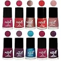 Nail Paint | Glossy &amp; Shine Nail Polish Combo| 6 ml Each) - Set of 10 Multicolor,05173