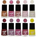 Nail Paint | Glossy &amp; Shine Nail Polish Combo| 6 ml Each) - Set of 10 Multicolor,05656