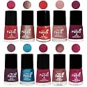 Nail Paint | Glossy &amp; Shine Nail Polish Combo| 6 ml Each) - Set of 10 Multicolor,05194