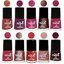 Nail Paint | Glossy &amp; Shine Nail Polish Combo| 6 ml Each) - Set of 10 Multicolor,05008