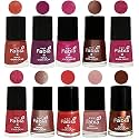 Nail Paint | Glossy &amp; Shine Nail Polish Combo| 6 ml Each) - Set of 10 Multicolor,05017