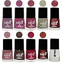 Nail Paint | Glossy &amp; Shine Nail Polish Combo| 6 ml Each) - Set of 10 Multicolor,05798