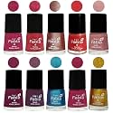 Nail Paint | Glossy &amp; Shine Nail Polish Combo| 6 ml Each) - Set of 10 Multicolor,05182