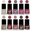 Nail Paint | Glossy &amp; Shine Nail Polish Combo| 6 ml Each) - Set of 10 Multicolor,05744