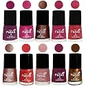 Nail Paint | Glossy &amp; Shine Nail Polish Combo| 6 ml Each) - Set of 10 Multicolor,05061
