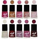 Nail Paint | Glossy &amp; Shine Nail Polish Combo| 6 ml Each) - Set of 10 Multicolor,05629