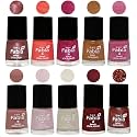 Nail Paint | Glossy &amp; Shine Nail Polish Combo| 6 ml Each) - Set of 10 Multicolor,05582
