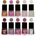 Nail Paint | Glossy &amp; Shine Nail Polish Combo| 6 ml Each) - Set of 10 Multicolor,05658