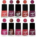 Nail Paint | Glossy &amp; Shine Nail Polish Combo| 6 ml Each) - Set of 10 Multicolor,04845