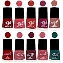 Nail Paint | Glossy &amp; Shine Nail Polish Combo| 6 ml Each) - Set of 10 Multicolor,05464