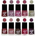 Nail Paint | Glossy &amp; Shine Nail Polish Combo| 6 ml Each) - Set of 10 Multicolor,05763