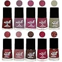 Nail Paint | Glossy &amp; Shine Nail Polish Combo| 6 ml Each) - Set of 10 Multicolor,05770