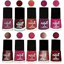 Nail Paint | Glossy &amp; Shine Nail Polish Combo| 6 ml Each) - Set of 10 Multicolor,04906