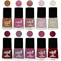 Nail Paint | Glossy &amp; Shine Nail Polish Combo| 6 ml Each) - Set of 10 Multicolor,05651