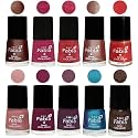 Nail Paint | Glossy &amp; Shine Nail Polish Combo| 6 ml Each) - Set of 10 Multicolor,05128