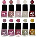 Nail Paint | Glossy &amp; Shine Nail Polish Combo| 6 ml Each) - Set of 10 Multicolor,05686