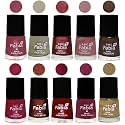 Nail Paint | Glossy &amp; Shine Nail Polish Combo| 6 ml Each) - Set of 10 Multicolor,05830