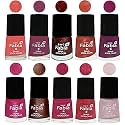 Nail Paint | Glossy &amp; Shine Nail Polish Combo| 6 ml Each) - Set of 10 Multicolor,04858