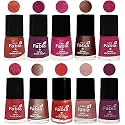 Nail Paint | Glossy &amp; Shine Nail Polish Combo| 6 ml Each) - Set of 10 Multicolor,05011