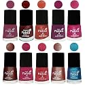 Nail Paint | Glossy &amp; Shine Nail Polish Combo| 6 ml Each) - Set of 10 Multicolor,04893