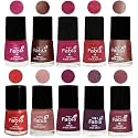 Nail Paint | Glossy &amp; Shine Nail Polish Combo| 6 ml Each) - Set of 10 Multicolor,05071