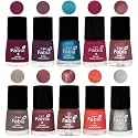 Nail Paint | Glossy &amp; Shine Nail Polish Combo| 6 ml Each) - Set of 10 Multicolor,05363