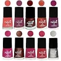 Nail Paint | Glossy &amp; Shine Nail Polish Combo| 6 ml Each) - Set of 10 Multicolor,04877