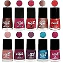 Nail Paint | Glossy &amp; Shine Nail Polish Combo| 6 ml Each) - Set of 10 Multicolor,05115