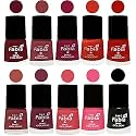 Nail Paint | Glossy &amp; Shine Nail Polish Combo| 6 ml Each) - Set of 10 Multicolor,05558