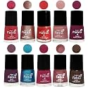 Nail Paint | Glossy &amp; Shine Nail Polish Combo| 6 ml Each) - Set of 10 Multicolor,05207