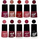 Nail Paint | Glossy &amp; Shine Nail Polish Combo| 6 ml Each) - Set of 10 Multicolor,05507